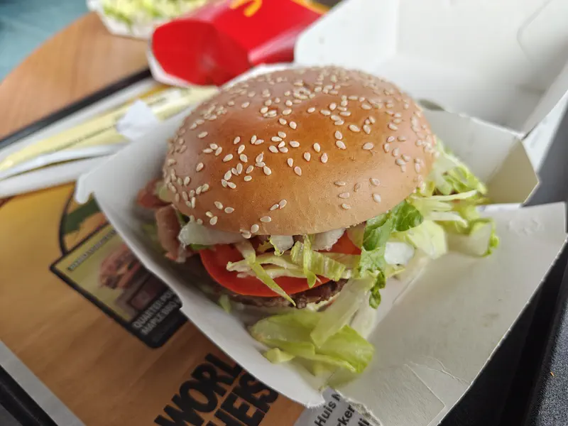 Photo of a burger